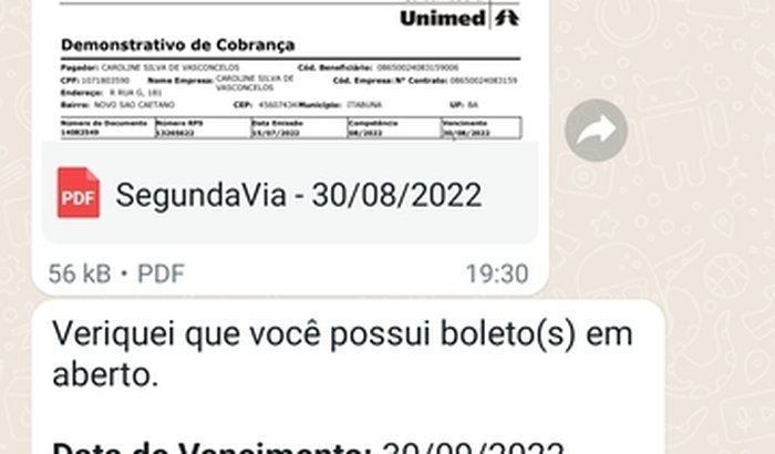 Ajudem a Carol a não perder o plano de saúde!