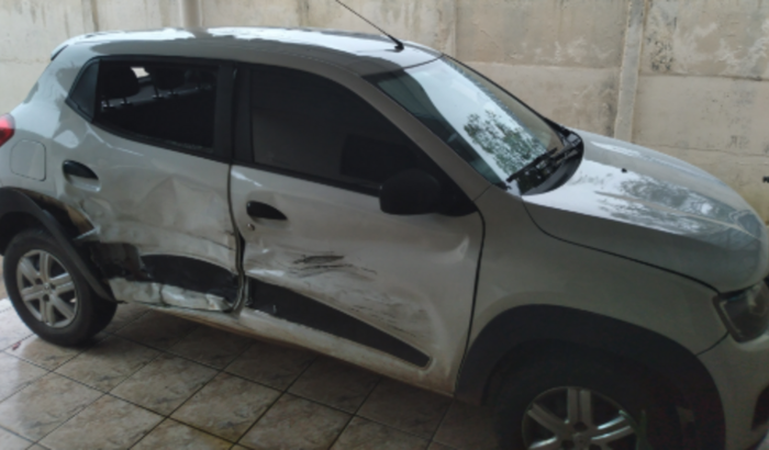 Acidente de carro Capotado