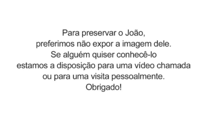 Ajuda para o João Artur