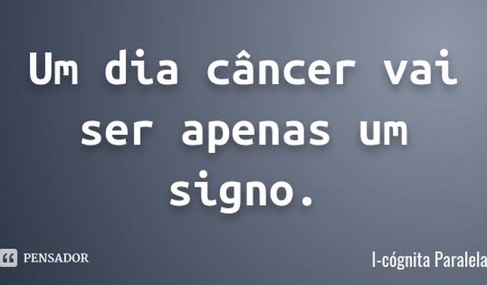 Todos contra o cancer