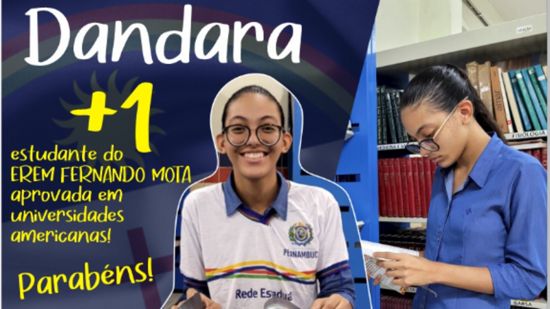 imagem da vaquinha Realize o sonho de Dandara ESTUDAR NA SAMFORD EUA