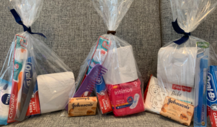 Kit higiene para pessoas em situação de rua