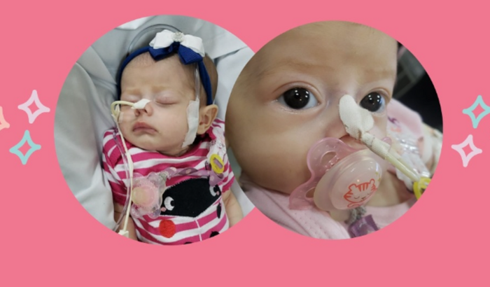 Ajude a Catarina a se curar da laringomalácia