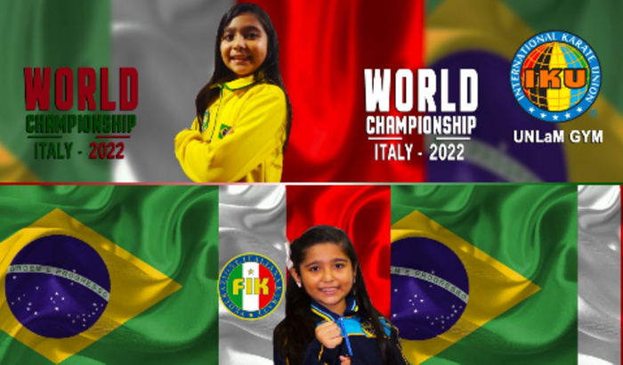 AJUDE SOPHIA CHEGAR NO CAMPEONATO MUNDIAL DE KARATÊ