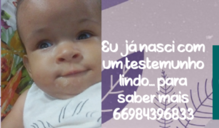 Ajuda para bebe Maria Vitória julie bebê mielo e hidrocefalia