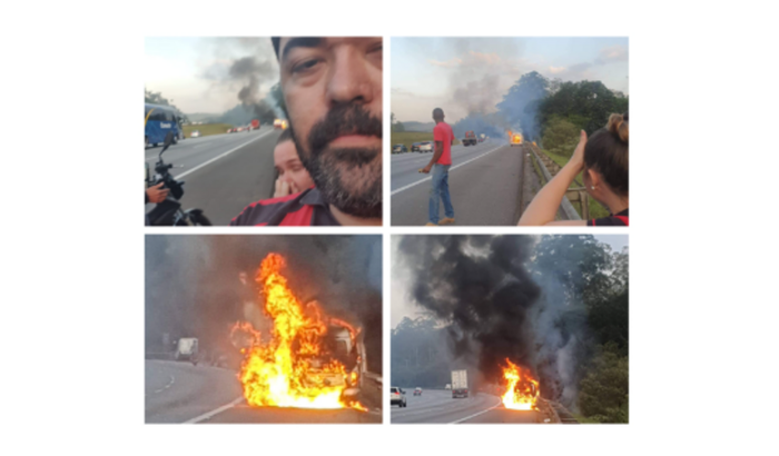 Ajuda para pagar a kombi do meu irmão que pegou fogo na BR