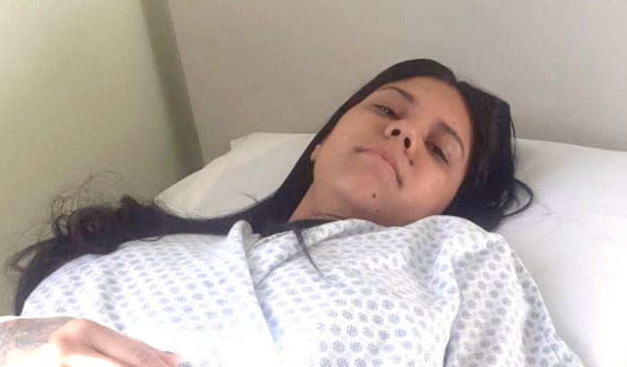 Cirurgia para retirada de um câncer facial e tratamento pôs operatório da Iara