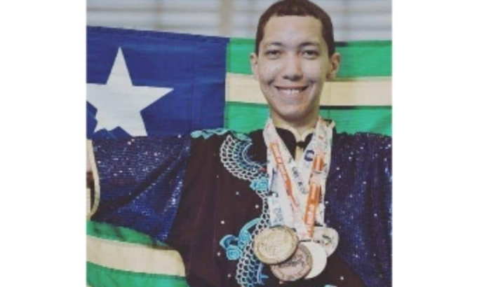 Warner no Campeonato Interestadual de Kung Fu