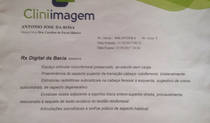 Arrecadação urgente para cirurgia