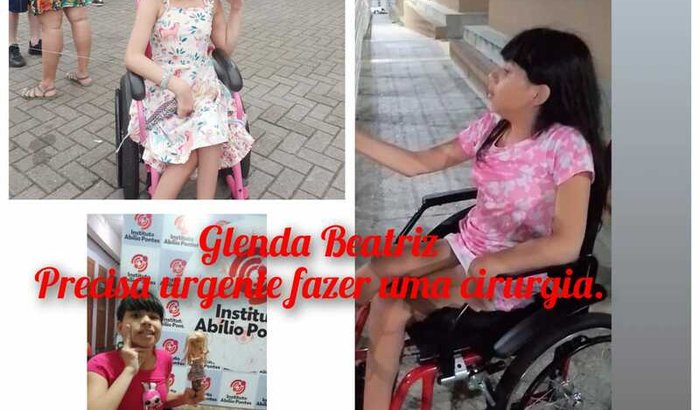 Ação Solidária - Cirurgia de urgência  para Glendinha