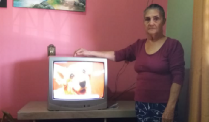 Ajude a Vovó comprar uma TV nova!