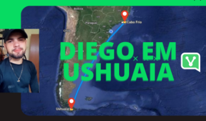 Passagem do Diego para Ushuaia! 