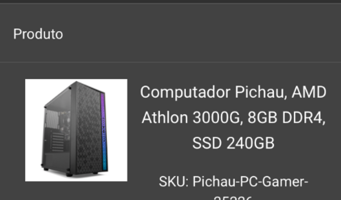 Pc novo para programar e fazer stream