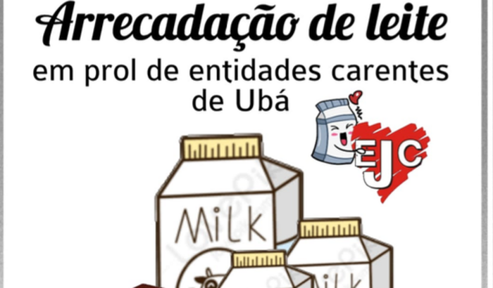 Vaquinha para a compra de caixas de leite equipe branca