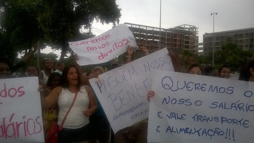 imagem da vaquinha Rede de apoio a ATTUFRJ e a luta dos terceirizados