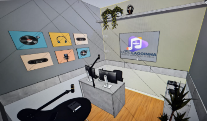 Estúdio da Web Rádio Lagoinha Natal