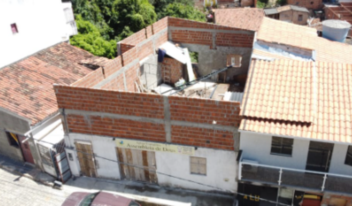 construção da igreja