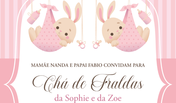 Chá de Fraldas da Sophie e da Zoe