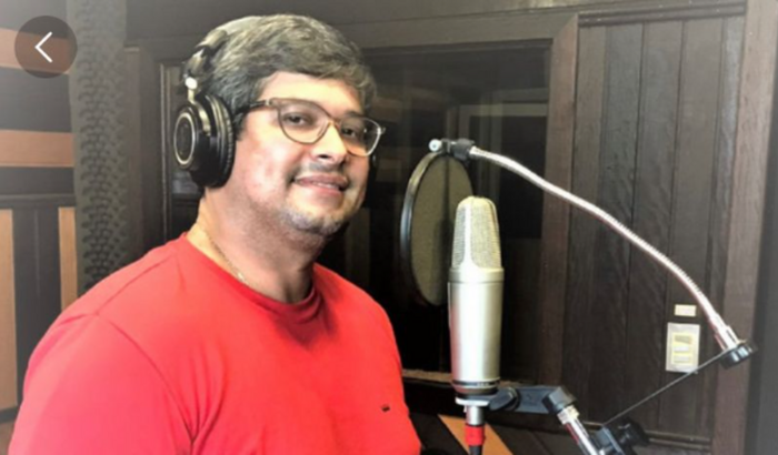 Eu ajudei a gravar uma música (Gravações - Victor Costa)