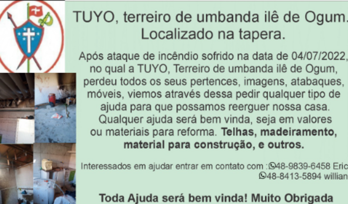 Ação solidária T.U.Y.O