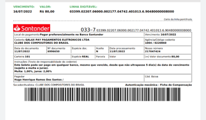 Registrar minha música