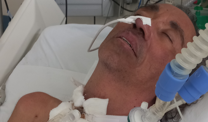 Ajuda pro senhor Americo que está na Uti e não tem onde morar com sua familia depois quando se recuperar