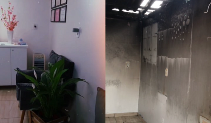 Ajudar a Sabrina, o Studio dela pegou fogo e ela perdeu tudo 