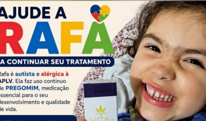 Para Ajudar à custear as despesas mensais da Rafaa