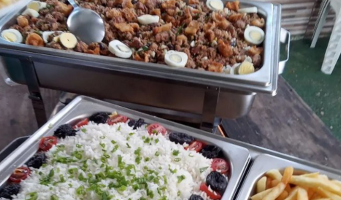 Utensílios para trabalho.(réchaud)