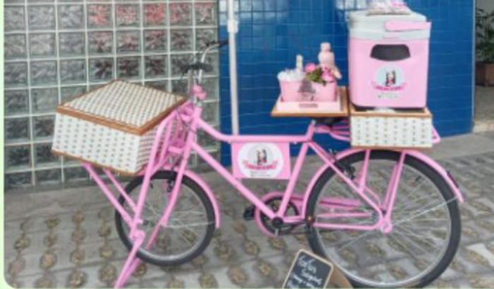 Bicicleta adaptada para uma amiga