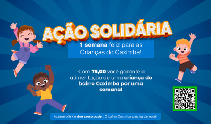 1 semana feliz para as Crianças do Caximba!