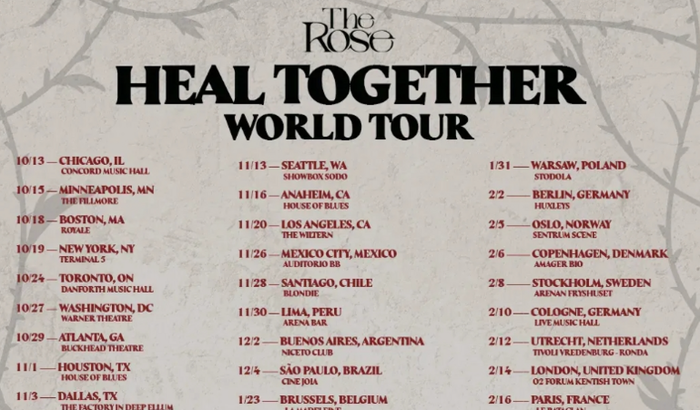 ajuda para ir no show do The Rose em São Paulo 