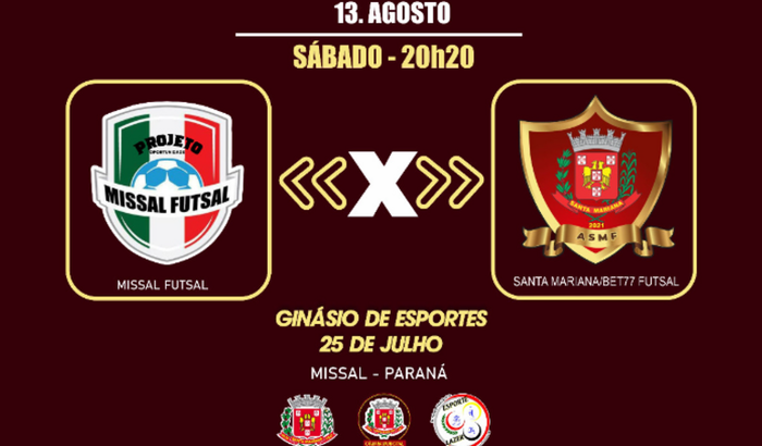 Colabore na Viajem do Santa Mariana Futsal a cidade de Missal