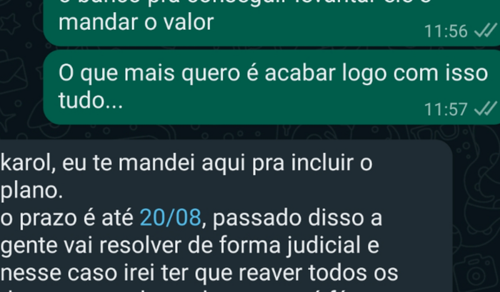 Me ajude a pagar minhas dividas 