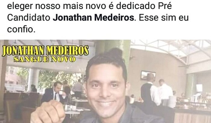 Doações para pré candidatura para deputado federal