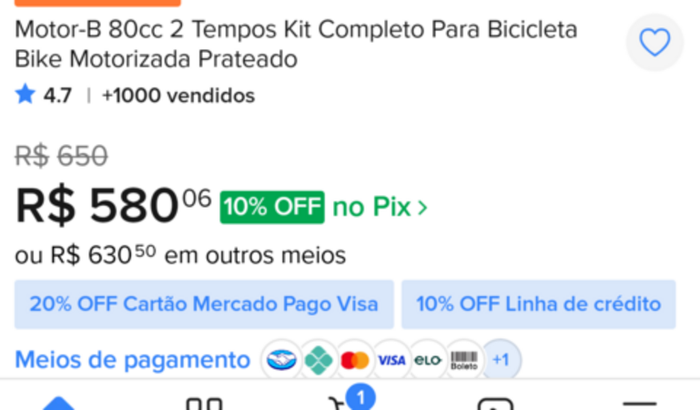 Motor para bicicleta