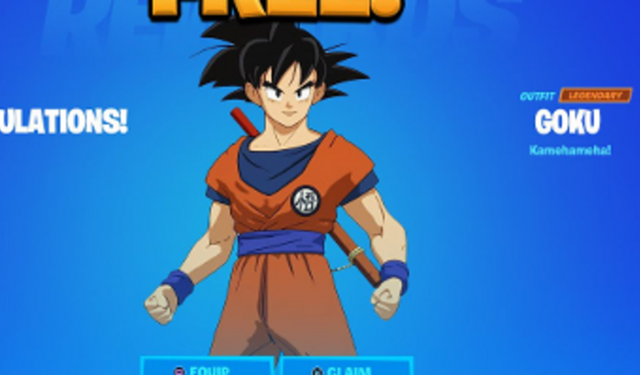 Ajudar-me a obter a skin do Goku no Fortnite