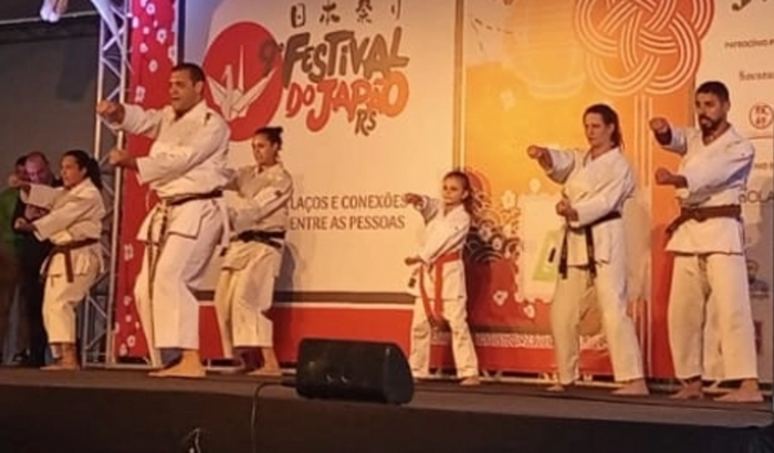 Equipe Shinjigenkan no Campeonato Nacional de Karate Shotokan