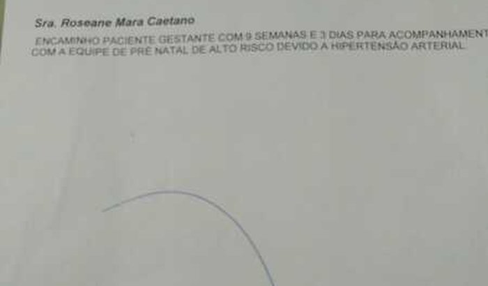 Ajuda para Rose gestante de alto risco (hipertensão, diabete gestacional)