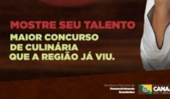 Concurso Bora pra cozinha de Canaã dos Carajás