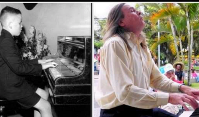 Um piano novo para comemorar 68 de vivência musical 