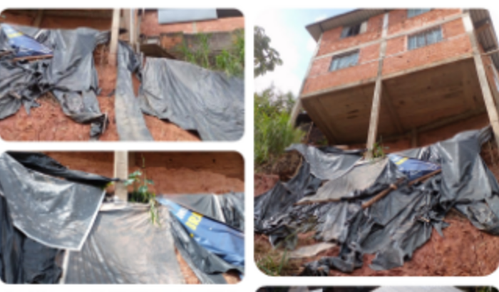 Ajuda para realizar o escoramento das colunas de sustentação da casa