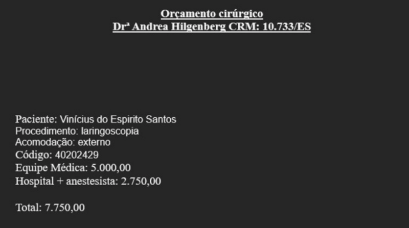 imagem da vaquinha Cirurgia de Nódulo na garganta 