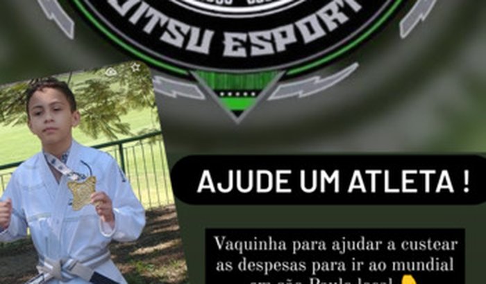Ajudar um atleta para o Mundial em São Paulo 