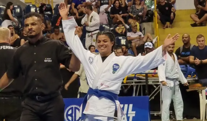 Apoiando uma campeã