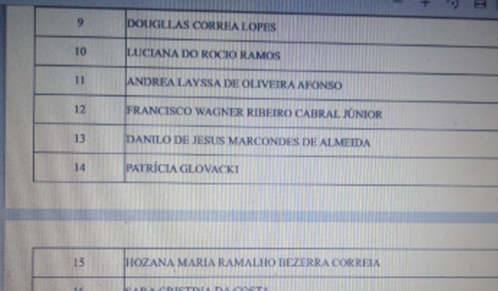 ajudem a aprovada para a prova em Curitiba