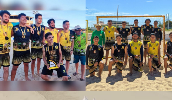 12 Atletas de Jacaraú nas Seleções Paraibana de Hand de Praia