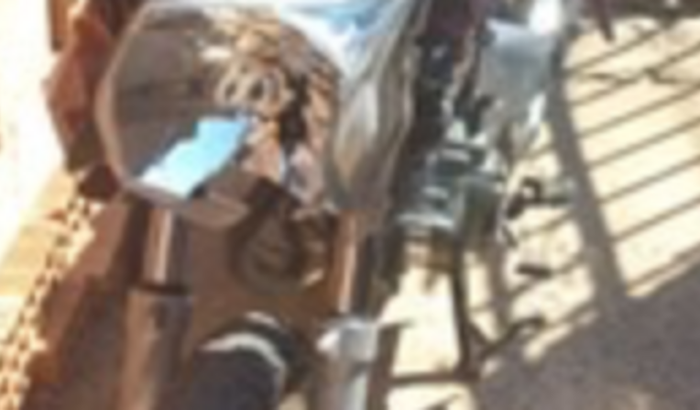 Arrumar a moto (bateu em um bezerro )