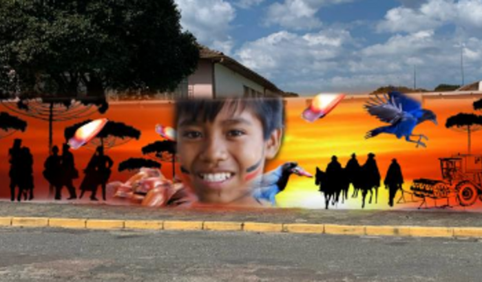 Mural Grafitti - Campo do Tenente/PR (Cidade colorida e revitalização) 