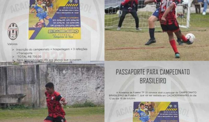 Nico no campeonato Brasileiro de futebol 7